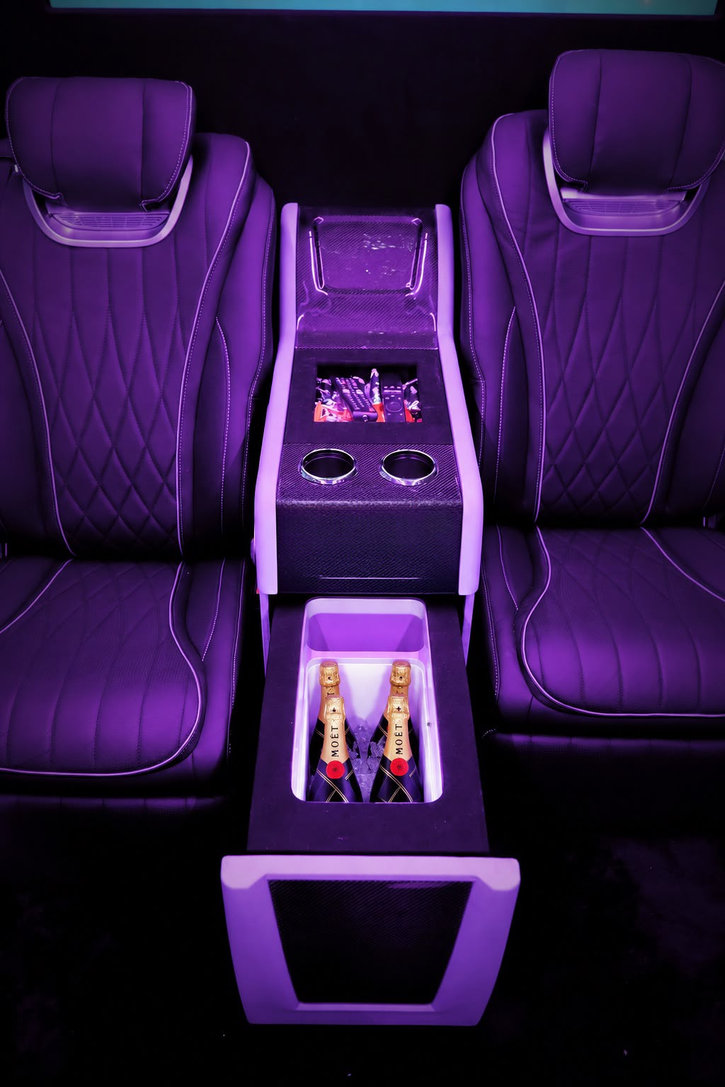 Console centrale avec réfrigérateur du Sprinter de luxe