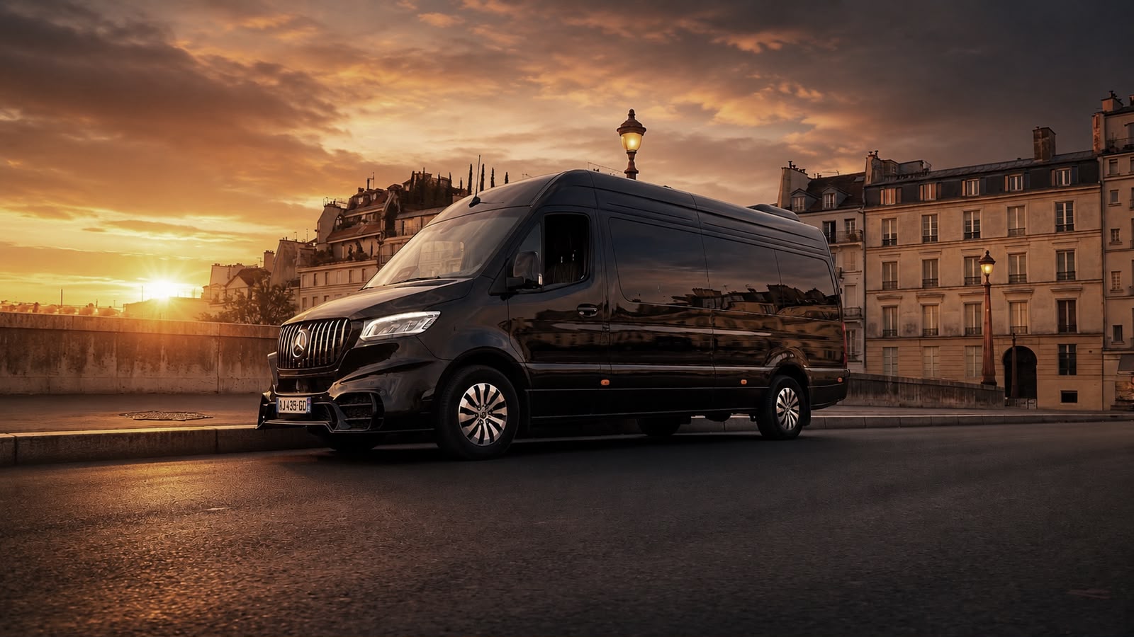 Mercedes Sprinter VIP avec chauffeur à Paris